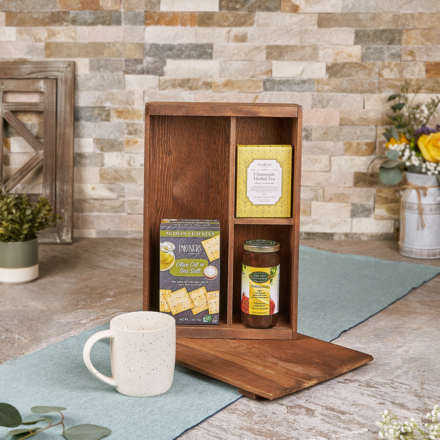 Kosher Herbal Tea for One Gift Box, kosher gift, kosher, tea gift, tea, Canada delivery, Set 28487-2024