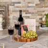 Kosher Wine & Cheese Gift Basket, wine gift ,wine, kosher gift, kosher, chocolate gift, chocolate, Canada delivery, Set 28492-2024