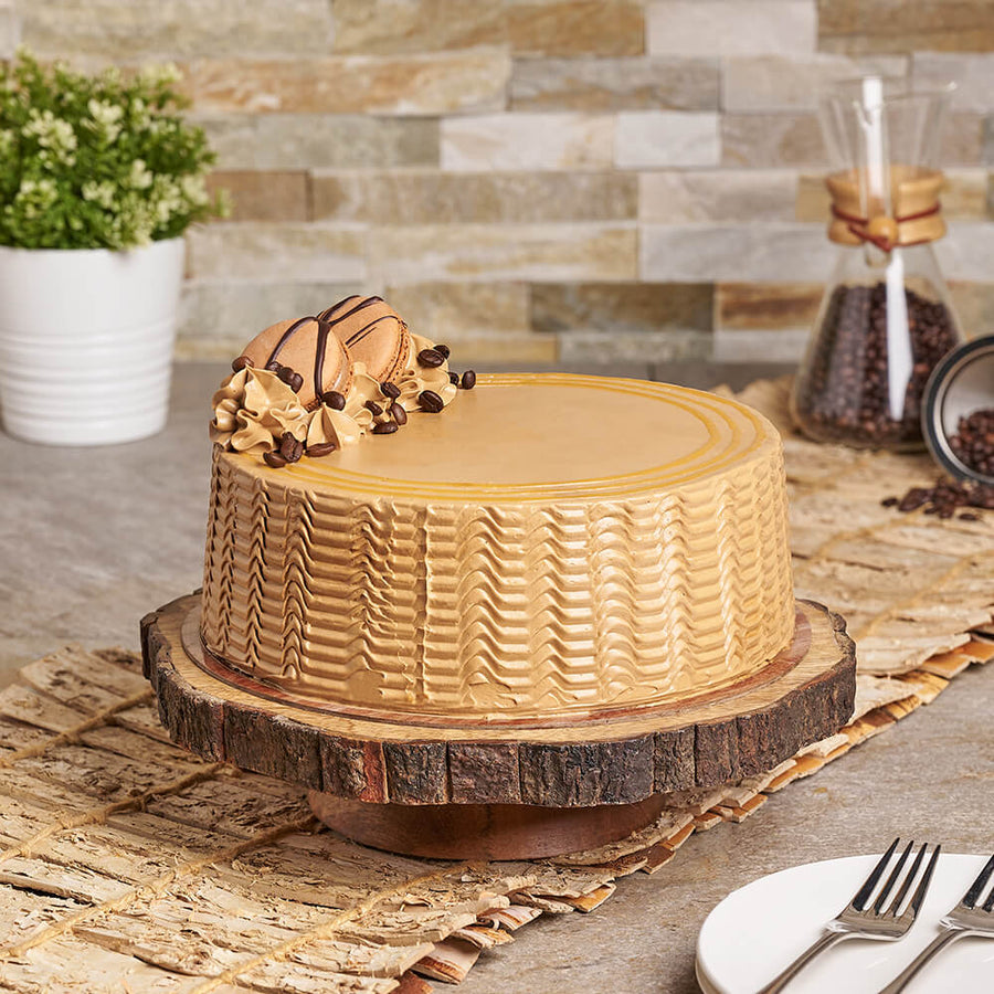 Large Mocha Cake, cake gift, cake, gourmet gift, gourmet, chocolate gift, chocolate, baked goods gift, baked goods