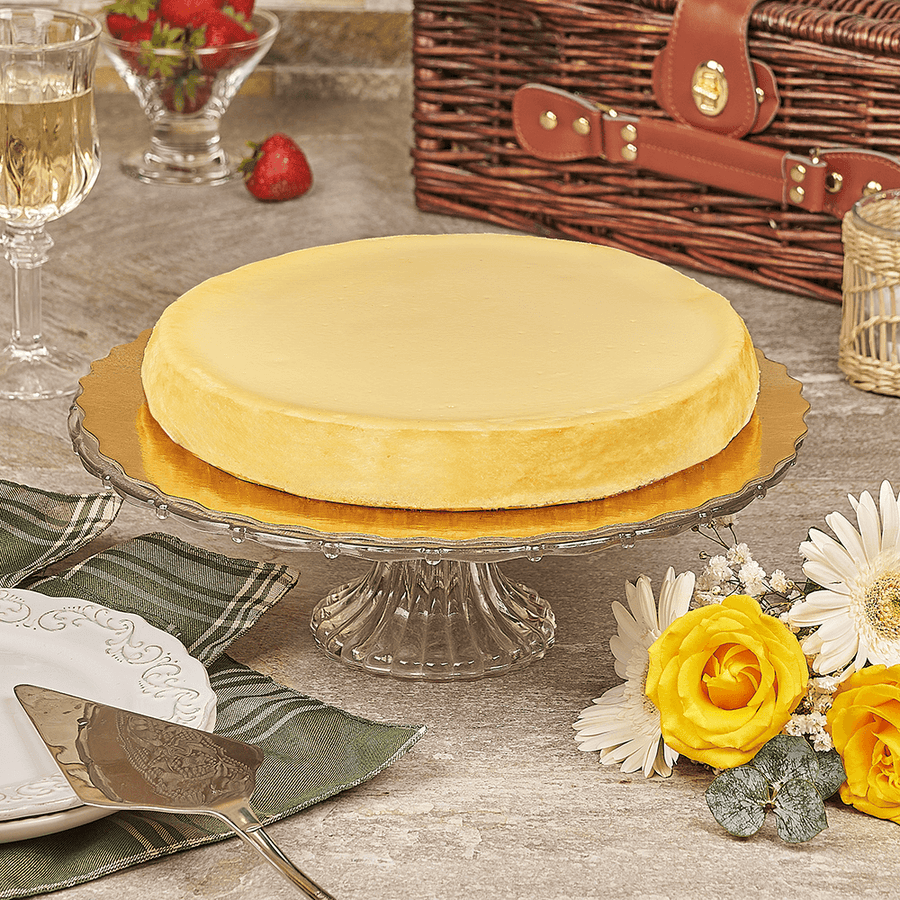 Large New York Style Plain Cheesecake, cake gift, cake, cheesecake gift, cheesecake, dessert gift, dessert