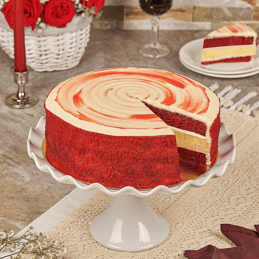 Large Red Velvet Cheesecake, cake gift, cake, cheesecake gift, cheesecake, dessert gift, dessert