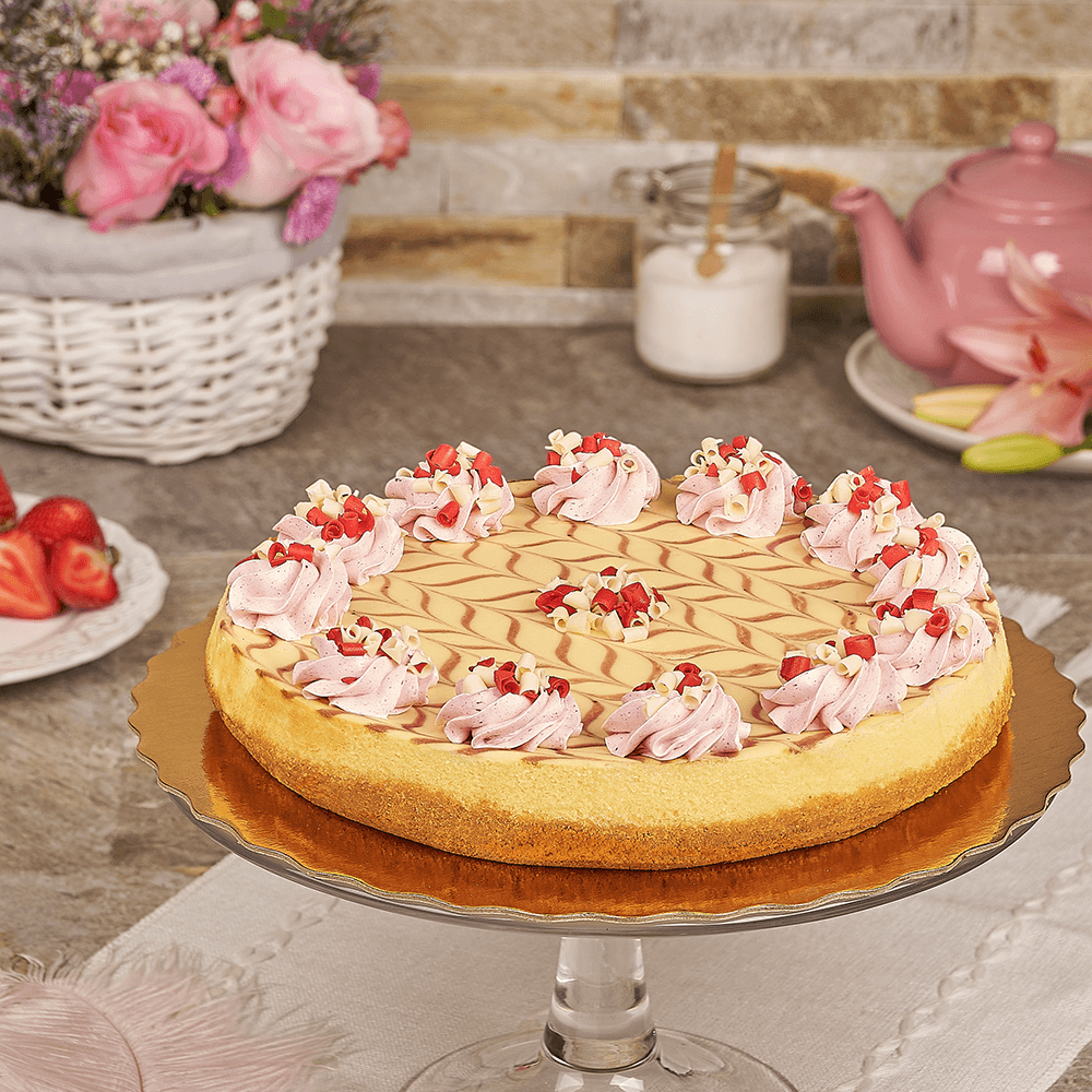 Large Strawberry Cheesecake