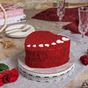 Large Sweetheart Red Velvet Cake, cake gift, cake, gourmet gift, gourmet, baked goods gift, baked goods, valentines day gift, valentines day