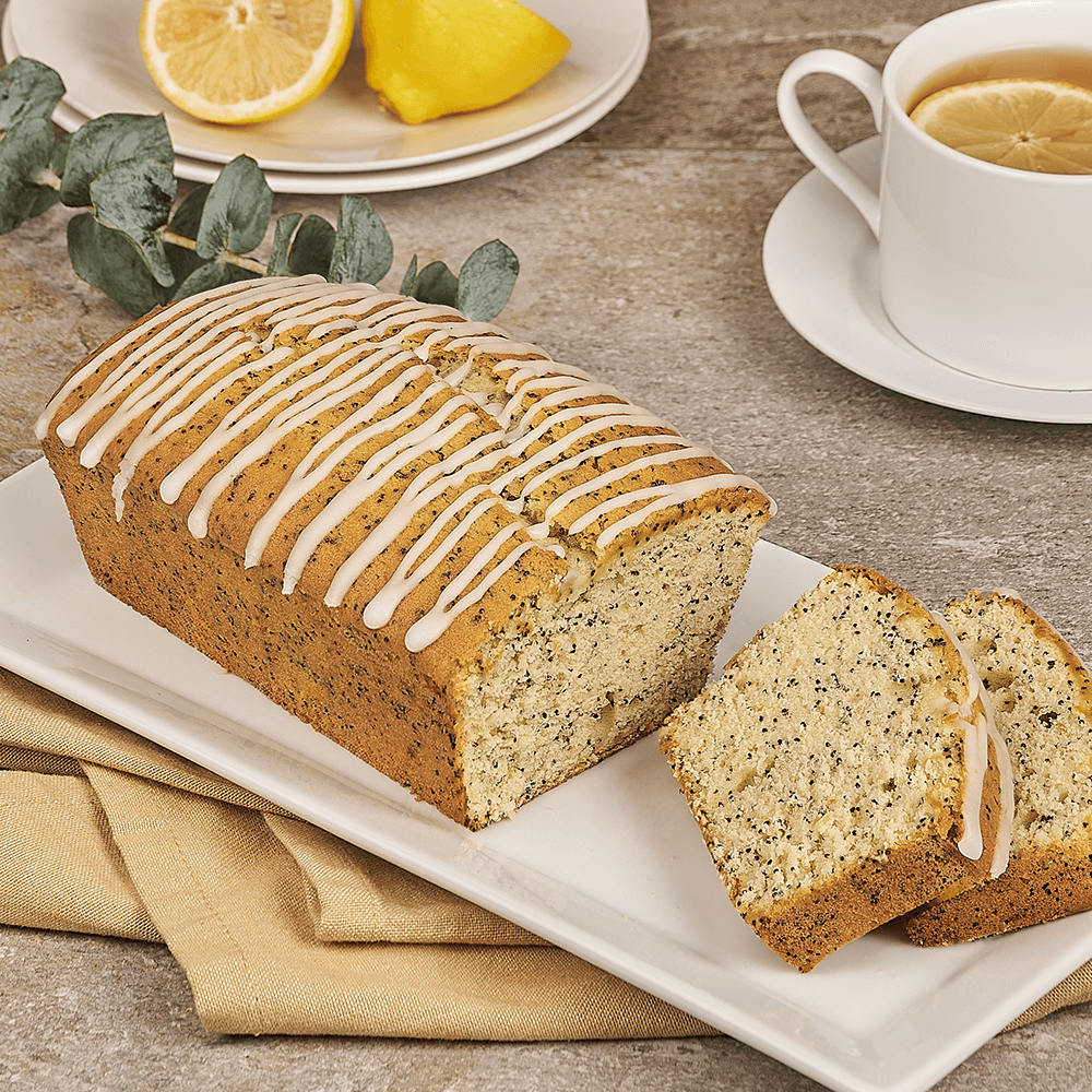 Lemon Poppyseed Loaf, loaf gift, loaf, baked goods gift, baked goods, dessert gift, dessert