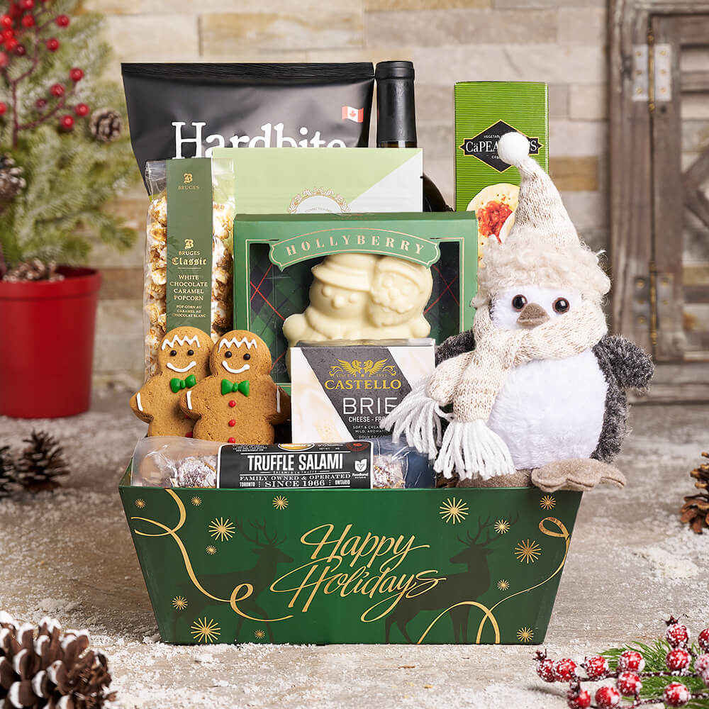 Let It Snow Fine Wine Gift Set, christmas gift, christmas, holiday gift, holiday, wine gift, wine, gourmet gift, gourmet