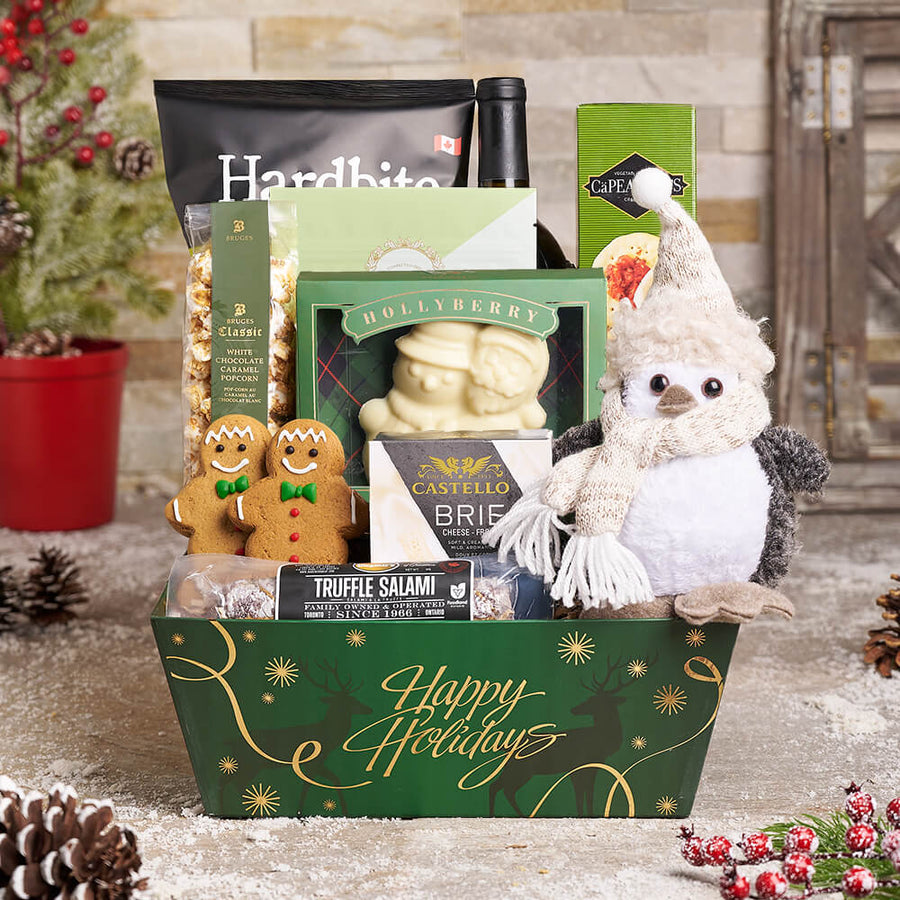 Let It Snow Fine Wine Gift Set, christmas gift, christmas, holiday gift, holiday, wine gift, wine, gourmet gift, gourmet