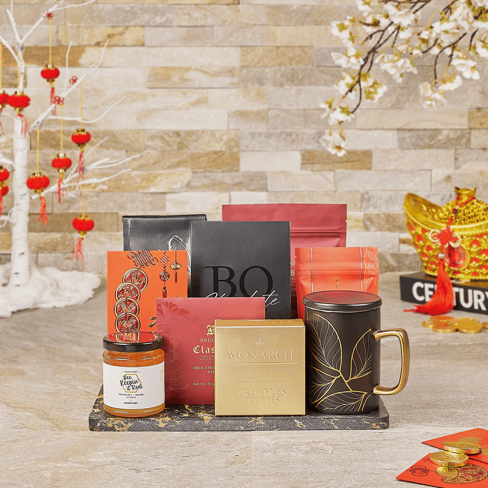 Lunar Wealth of Wellness Gourmet Gift Set, chinese new year gift, chinese new year, lunar new year gift, lunar new year, Canada delivery