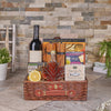 Maple Salmon & Wine Gift Basket, wine gift, wine, seafood gift, seafood, Canada delivery