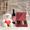 Mother’s Day Perfect Indulgence Gift, wine gift, wine, gourmet gift, gourmet, chocolate gift, chocolate