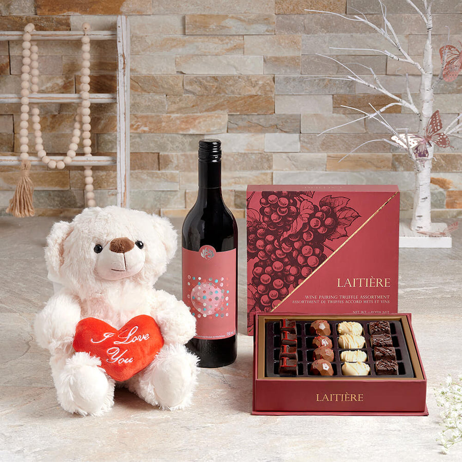 Mother’s Day Perfect Indulgence Gift, wine gift, wine, gourmet gift, gourmet, chocolate gift, chocolate