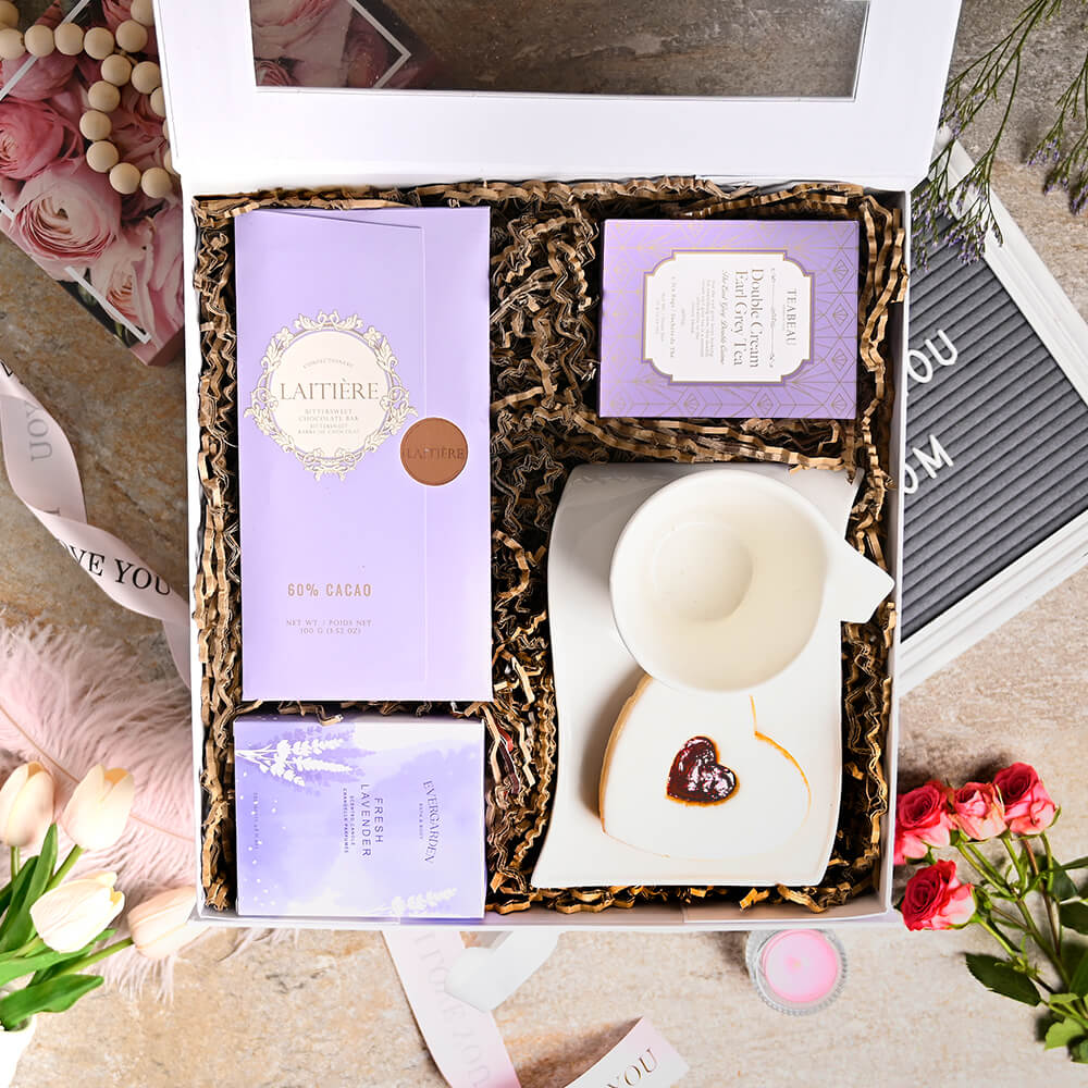 Mother’s Day Relaxation Gift Box, gourmet gift, gourmet, mothers day gift, mothers day, tea gift, tea