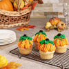 Pumpkin Cupcakes, gourmet gift, gourmet, baked goods gift, baked goods, bakery gift, bakery, seasonal gift, seasonal
