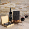 Sophisticate’s Wine & Treat Gift Set, wine gift, wine, gourmet gift, gourmet, chocolate gift, chocolate