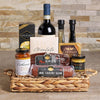 The Rustic Wine & Spreads Gift Set, wine gift, wine, gourmet gift, gourmet, charcuterie gift, charcuterie