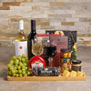 Wine & Cheese Celebration Gift Basket, wine gift, wine, gourmet gift, gourmet, charcuterie gift, charcuterie