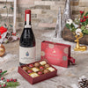 Wine ‘n’ Truffles Xmas Gift Set, wine gift, wine, chocolate gift, chocolate, christmas gift, christmas, Canada delivery