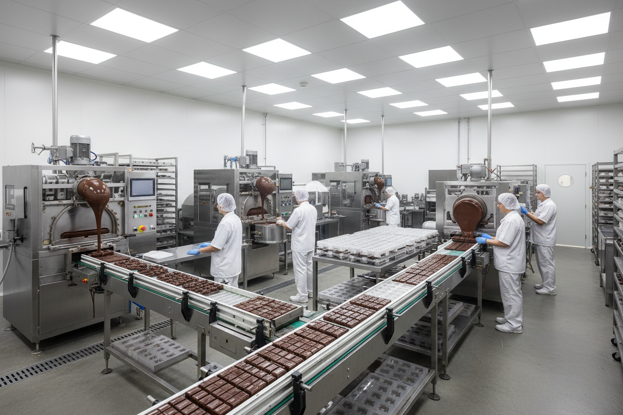 In-house chocolate production for Yorkvilles gift baskets