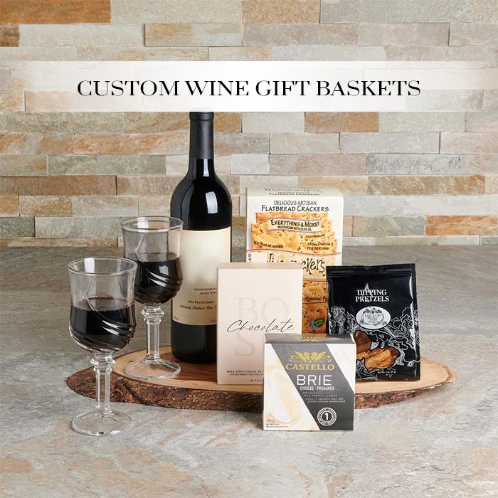 Custom Wine Gift Baskets
