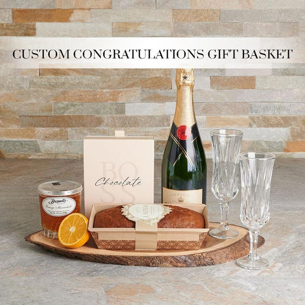 Custom Congratulations Gift Baskets YORKVILLE'S Canada