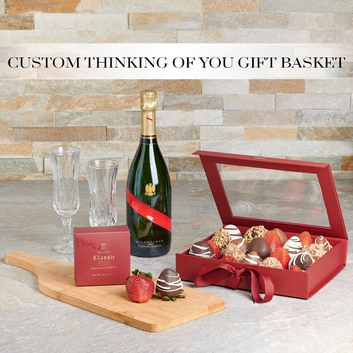 Custom Thinking of You Gift Baskets