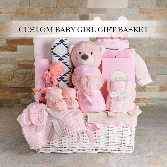 Custom Baby Girl Gift Basket