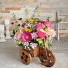 Mother’s Day Spring Flower Cart, mothers day, mother's day flowers, flower gift