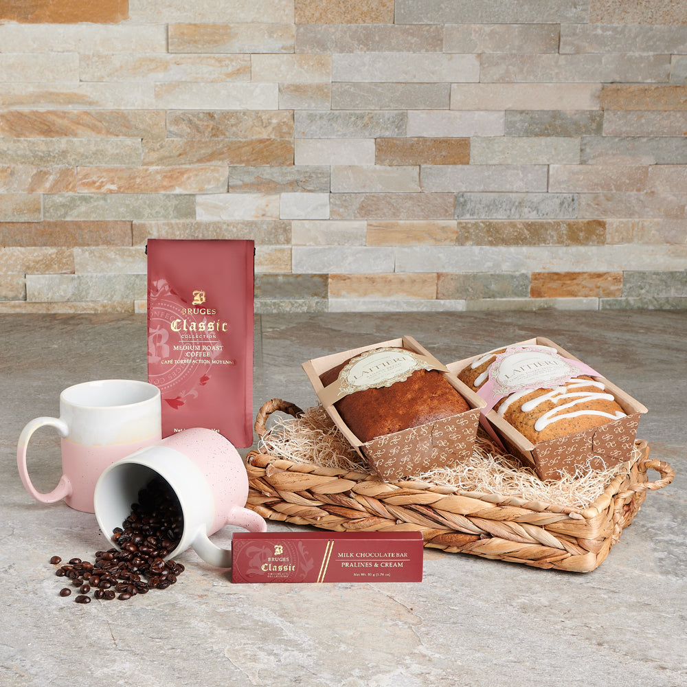 Coffee and Snack Cake Gift Set, gourmet gift, coffee gift, mother's day, mother's day gift,