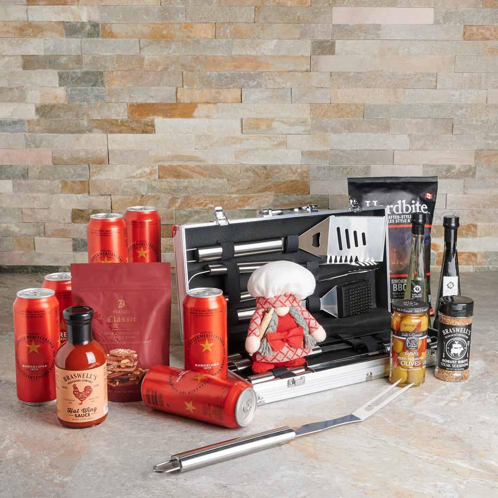 Canada Day Gourmet BBQ Kit, gourmet gift, gourmet, beer gift, beer, grilling gift, grill, bbq gift, bbq, barbecue gift, barbecue