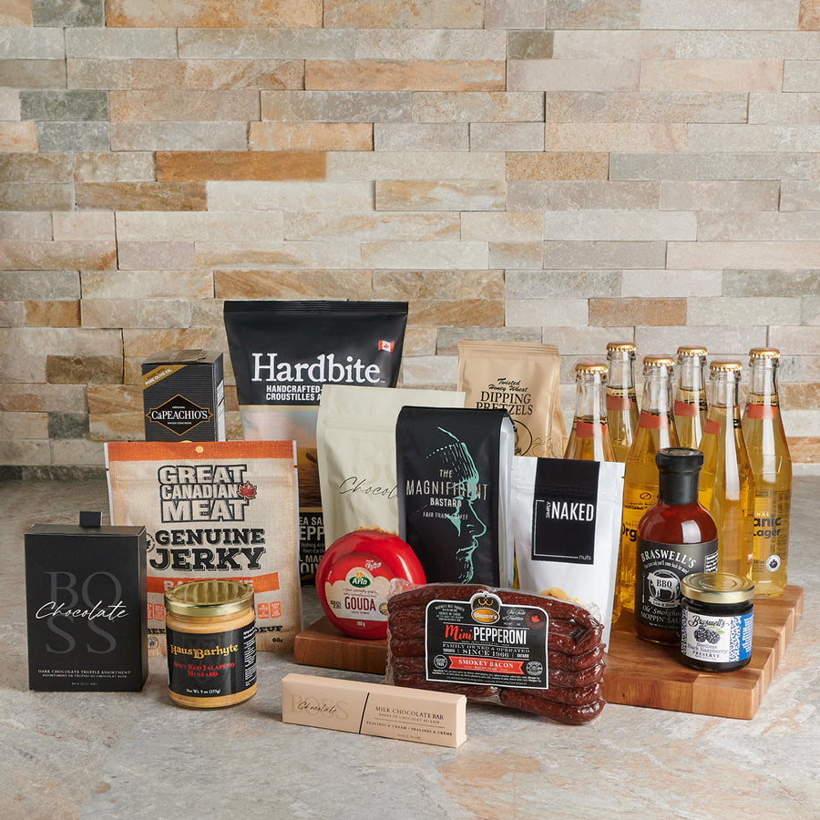 Ultimate Snacking Beer Board, gourmet gift, gourmet, beer gift, beer, snack gift, snack