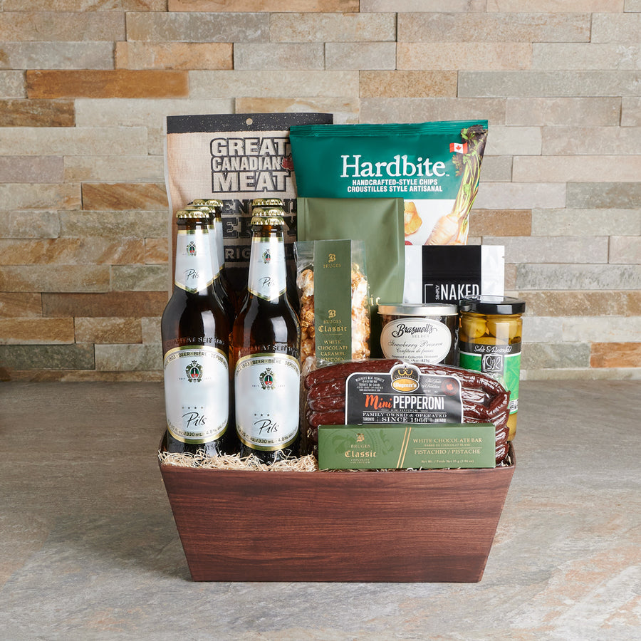 No. 1 Dad Gift Crate, gourmet gift, gourmet, beer gift, beer, father's day gift, fathers day gift, fathers day, gifts for dad