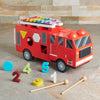 Birbaby Red Fire Truck Toy, baby toy, baby toy gift, wooden toy, baby gift