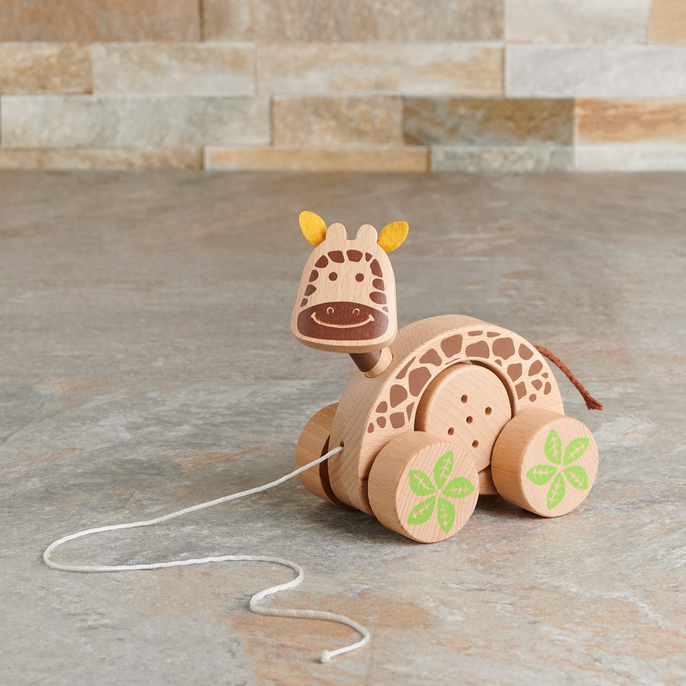 Birbaby Giraffe Pull Along Toy
