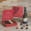 Chocolate & Wine Truffle Duo Gift, wine gift, wine, chocolate gift, chocolate, gourmet gift, gourmet