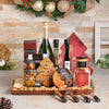 Christmas Bounty & Champagne Gift Set, christmas gift, christmas, holiday gift, holiday, gourmet gift, gourmet, champagne gift, champagne, sparkling wine, sparkling wine, gourmet gift, gourmet