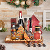 Christmas Bounty & Wine Gift Set, christmas gift, christmas, holiday gift, holiday, wine gift, wine, gourmet gift, gourmet, cheeseboard gift, cheeseboard