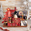 Christmas Crunch Gift Set, christmas gift, christmas, holiday gift, holiday, wine gift, wine, chocolate gift, chocolate, gourmet gift, gourmet