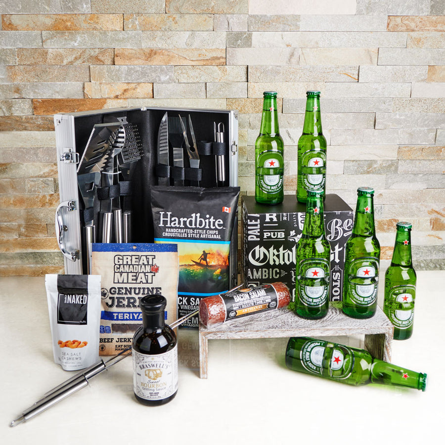 Father’s Day Grill Dad Gift Set, father’s day gift baskets, gourmet gifts, gifts, father’s day, beer
