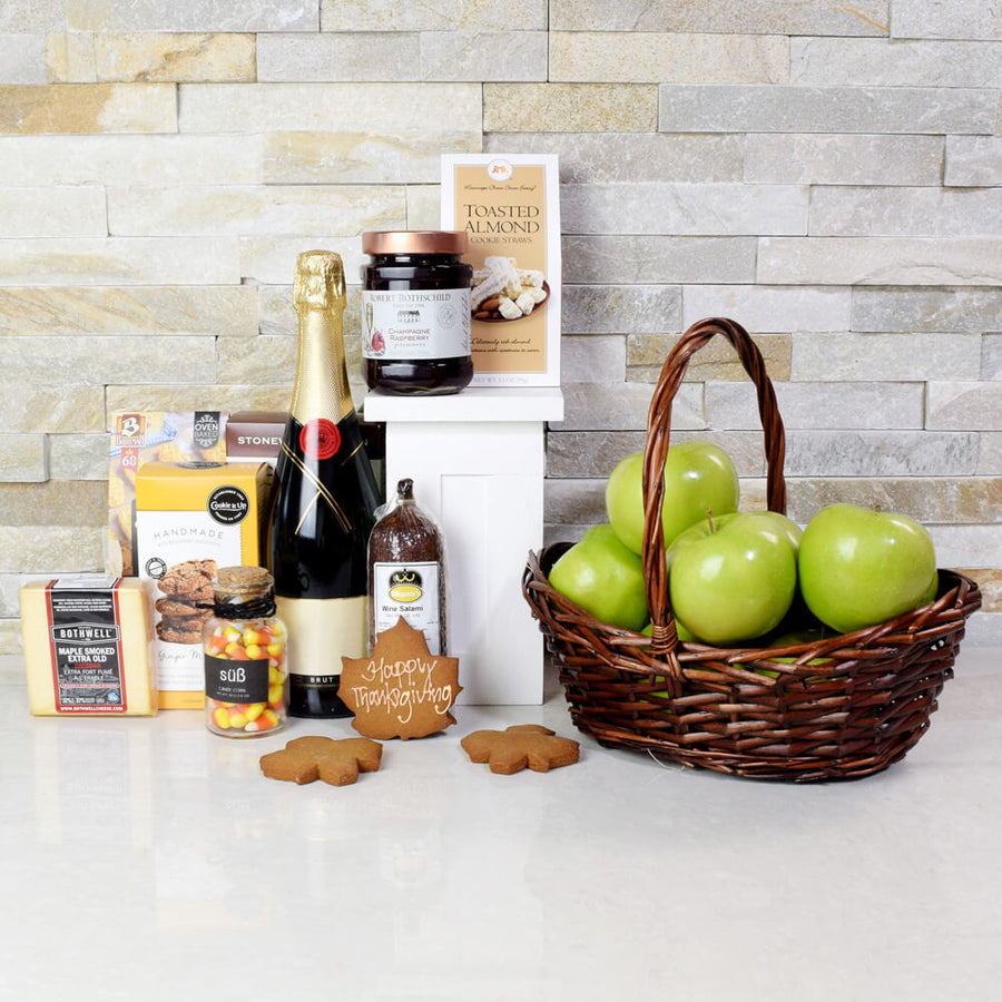 Over The Top Gourmet Gift Basket, Thanksgiving Gift Basket, Fall Gift Basket, Autumn Gift Basket