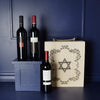 Kosher Wine Trio Gift Basket, wine gift baskets, Hanukkah gift baskets