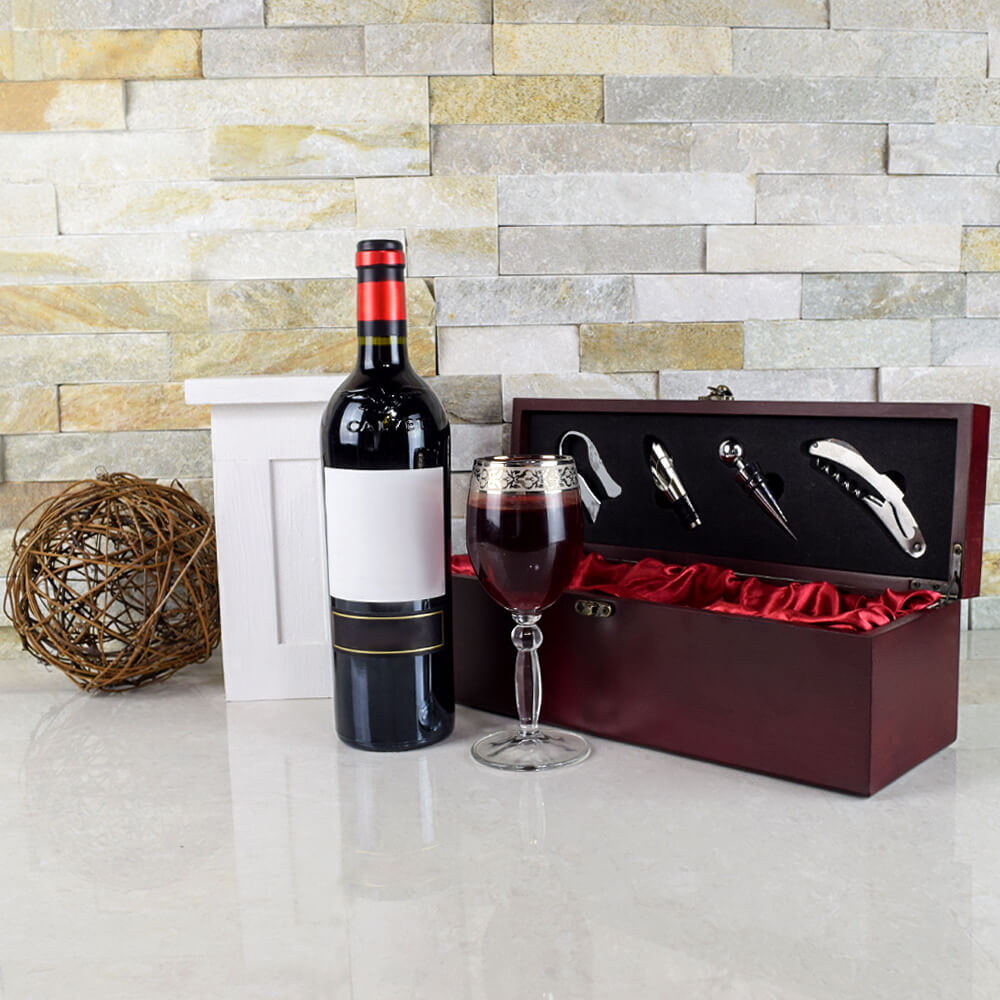 Executive Wine Case Gift Set, wine gift baskets, Christmas gift baskets