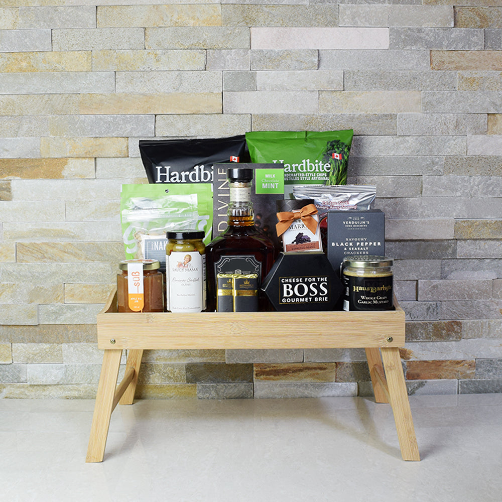Sweet & Salty Gift Tray with Liquor