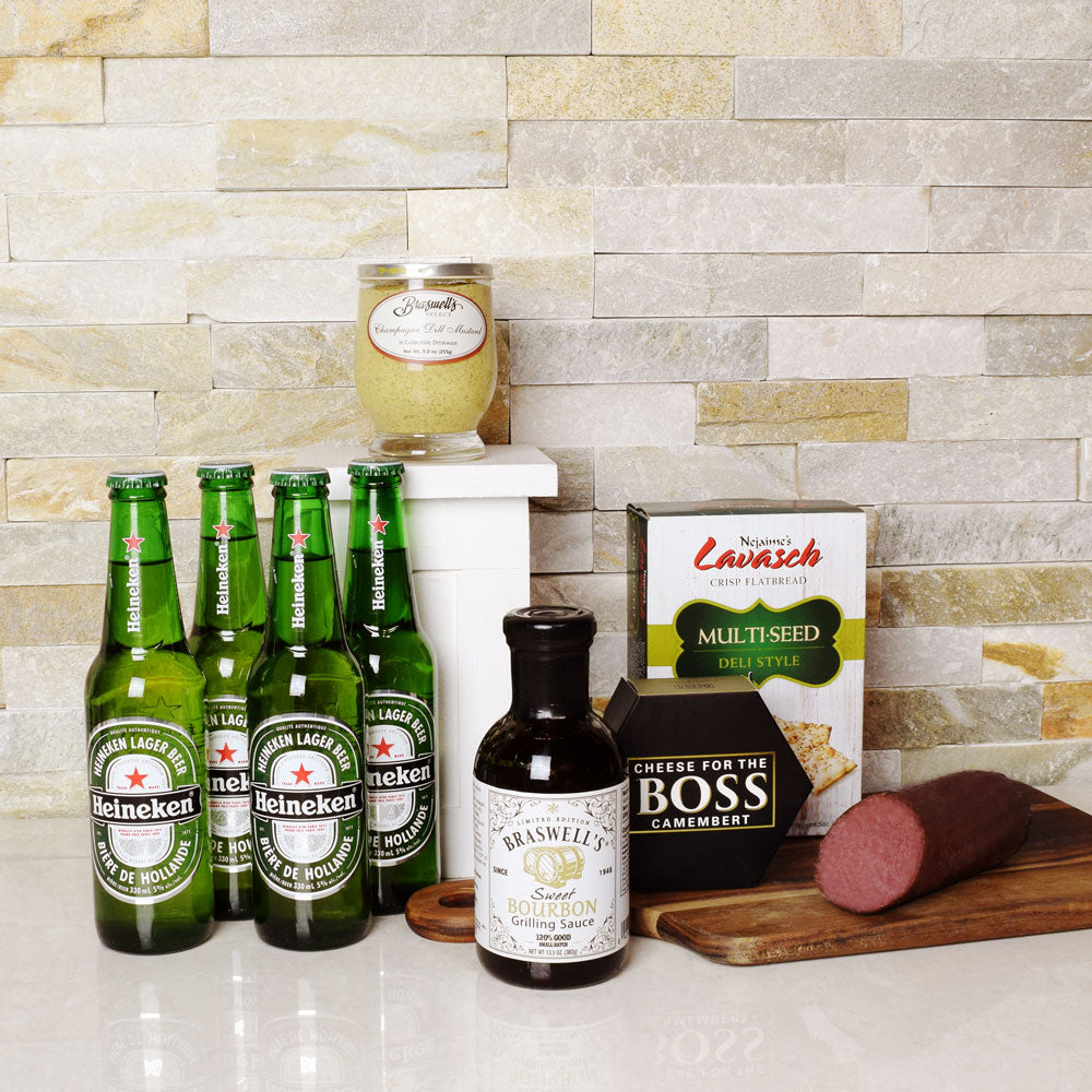 St. Patrick’s Day Beer &amp; Cheese Board Gift - Canada Delivery