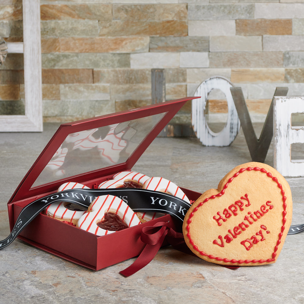 The Sweetheart Valentine’s Cookie Gift Box, Valentine's Day gifts, cookie gifts
