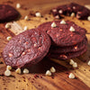White Chocolate Chip Red Velvet Cookies , Valentine's Day gifts, cookies