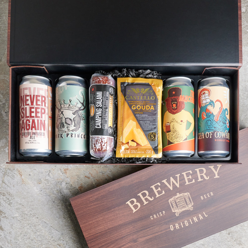 Superb Meat & Cheese Beer Box, beer gifts, craft beer, cheese gifts