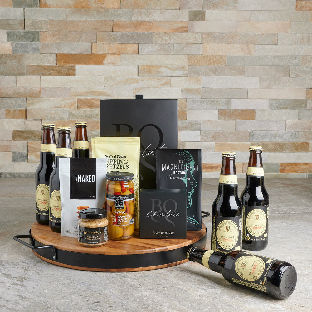 The Guinness Luxury Beer &amp; Snack Board, chocolate, beer gifts, gourmet gift baskets