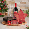 Holiday Wine & Chocolate Platter, christmas gift, christmas, holiday gift, holiday, gourmet gift, gourmet, chocolate gift, chocolate, decanter gift, decanter, wine gift, wine