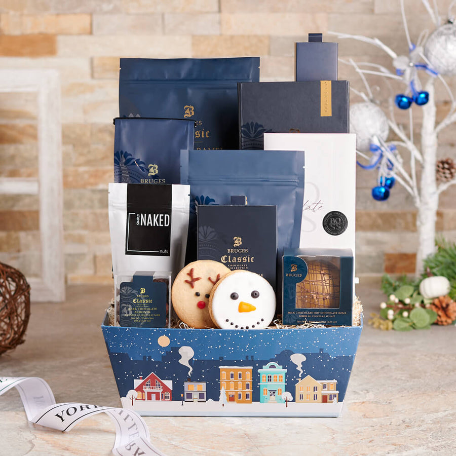 Holly Jolly Christmas Gift Set, christmas gift, christmas, holiday gift, holiday, gourmet gift, gourmet, cookie gift, cookie, coffee gift, coffee