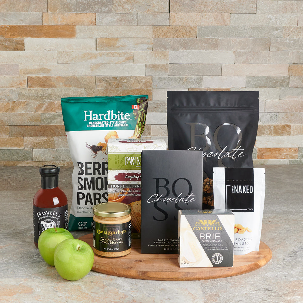 The Savoury Delight Gourmet Pairing Board, gourmet gift, gourmet, barbecue gift, barbecue, bbq gift, bbq