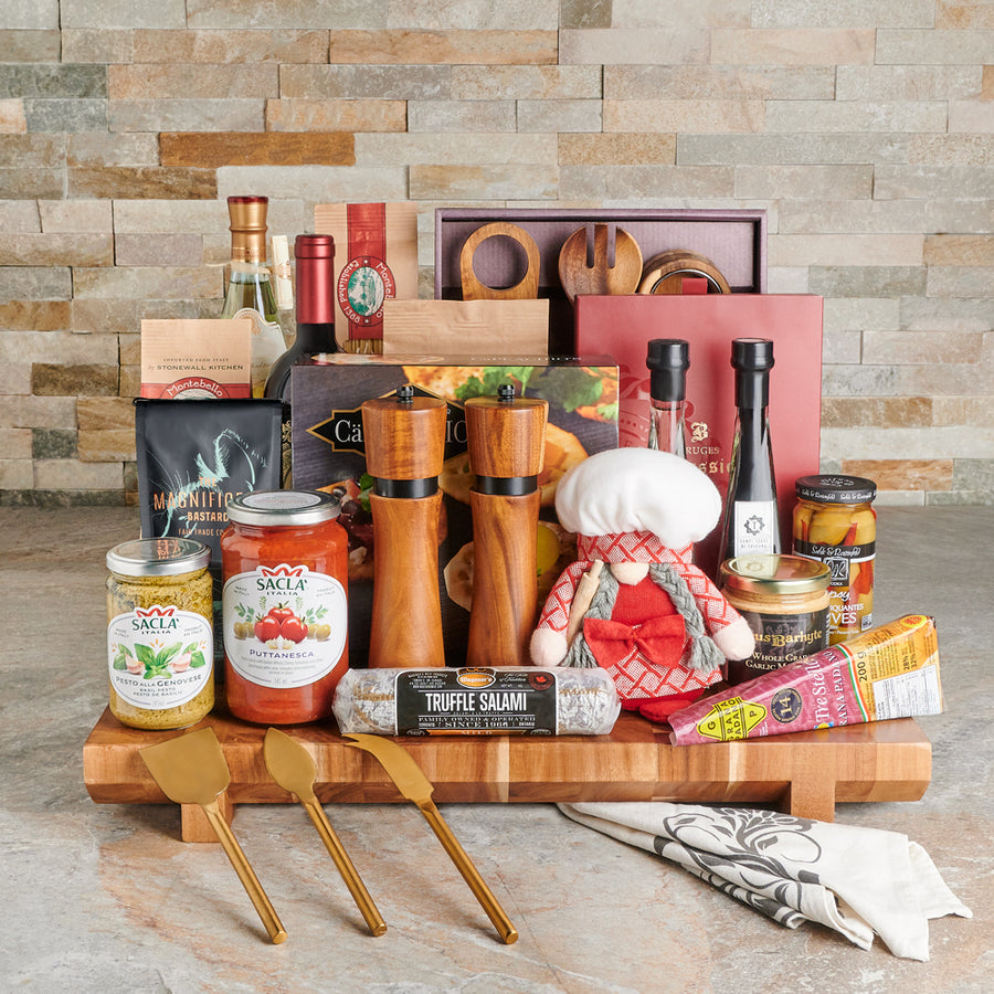 Opulent Italian Feast, gourmet gift, gourmet, wine gift, wine, pasta gift, pasta